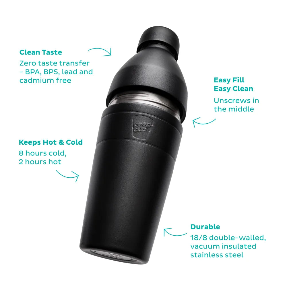 KeepCup | Helix Bottle - Black 660ML