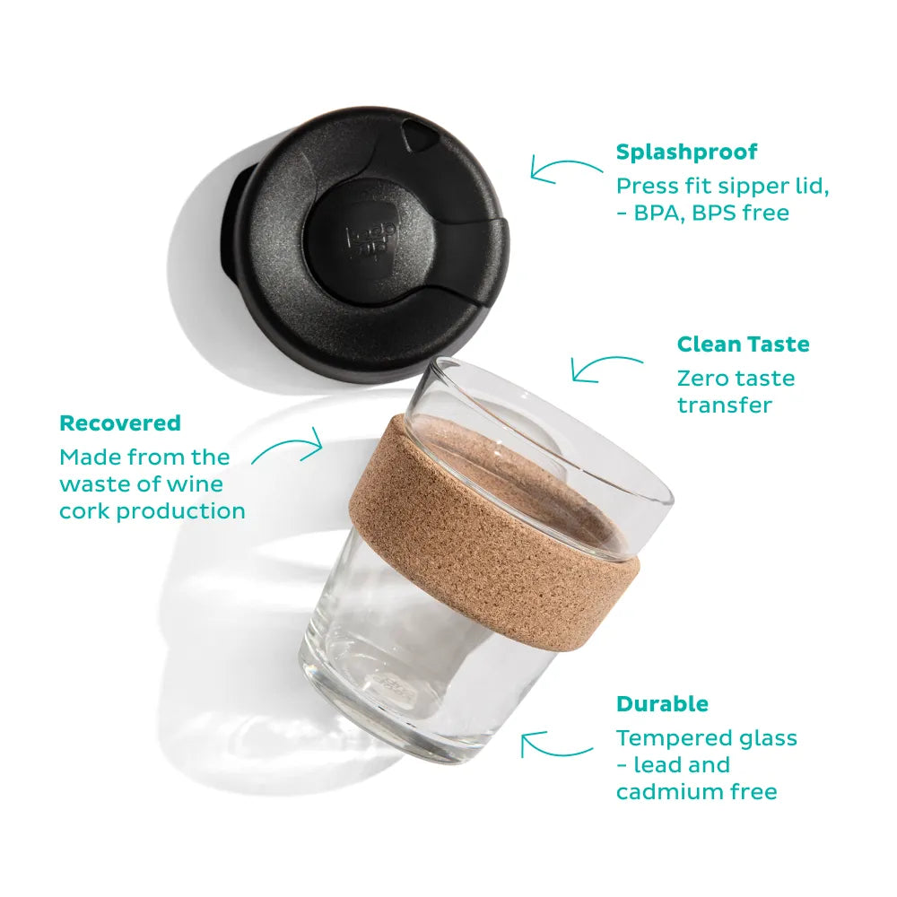 KeepCup | BREW CORK - Black & White (M)