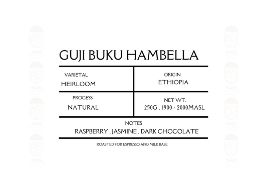 Guji Buku Hambella - Ethiopia (Espresso )