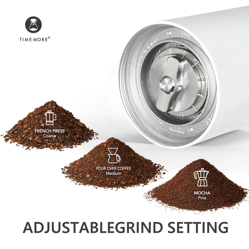 TIMEMORE Chestnut C2S Manual Coffee Grinder - White