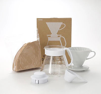 Hario V60 Pour Over Kit 02 - White Ceramic