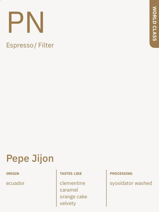 Pepe Jijon Syoxidator - Ecuador (Filter) 125g